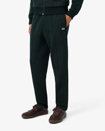 Pantalone Lacoste logato allover uomo