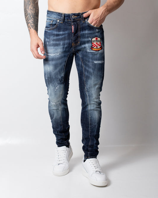 Jeans G2Firenze "England Biker" biker uomo