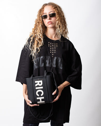 Borsa John Richmond "Shoulder Bag" con patch donna