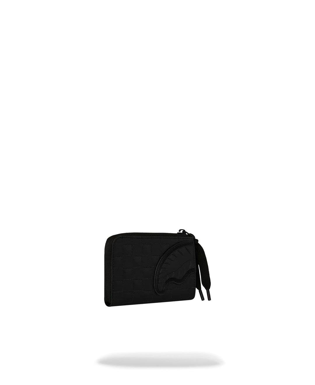 Portafoglio Sprayground nero RAISED CHECK WALLET