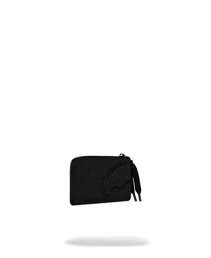Portafoglio Sprayground nero RAISED CHECK WALLET
