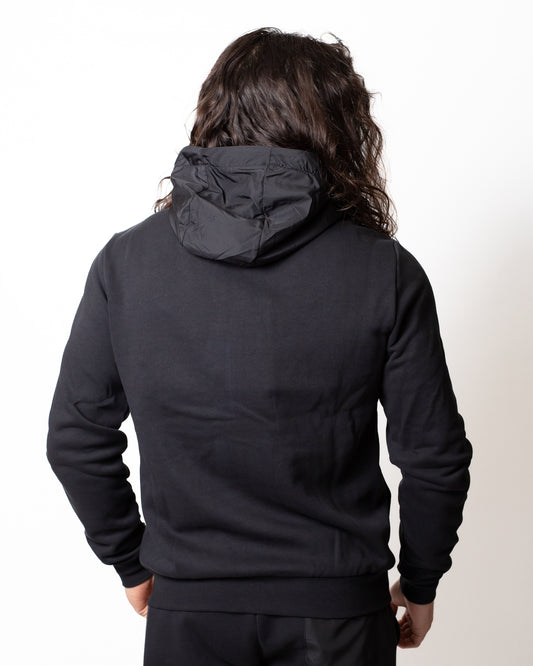 Felpa Colmar fullzip con dettagli in nylon uomo