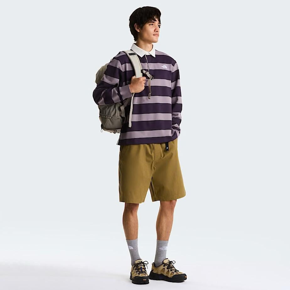 Polo The North Face in felpa a righe uomo