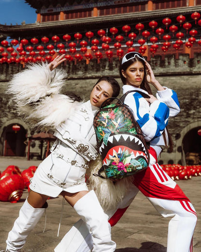 Zaino Sprayground marrone Sloth sip dlxsv backpack