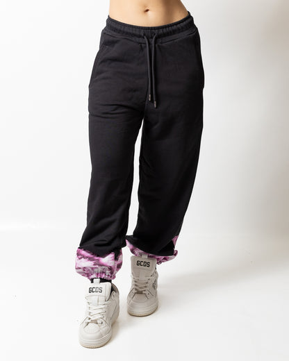 Pantalone Marcelo Burlon in felpa "Icon Wings Explosion" donna