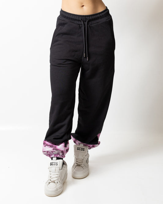 Pantalone Marcelo Burlon in felpa "Icon Wings Explosion" donna