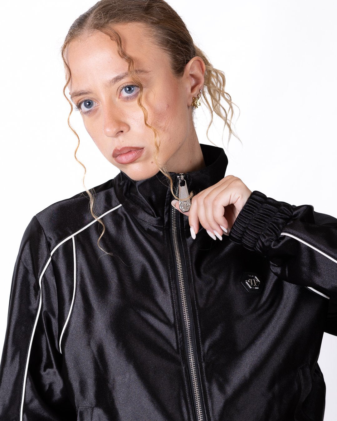 Felpa Philipp Plein "Laminated Tracksuit" donna