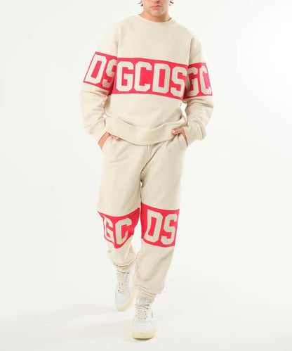 Pantalone GCDS in felpa "Band Logo"