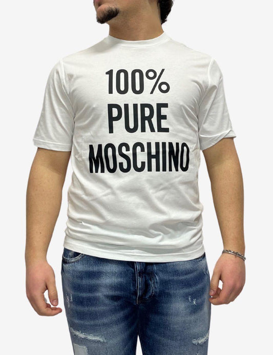 T-Shirt Moschino con stampa uomo