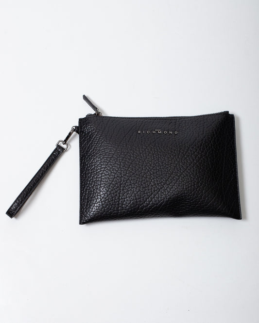 Pochette John Richmond in ecopelle con manico removibile uomo