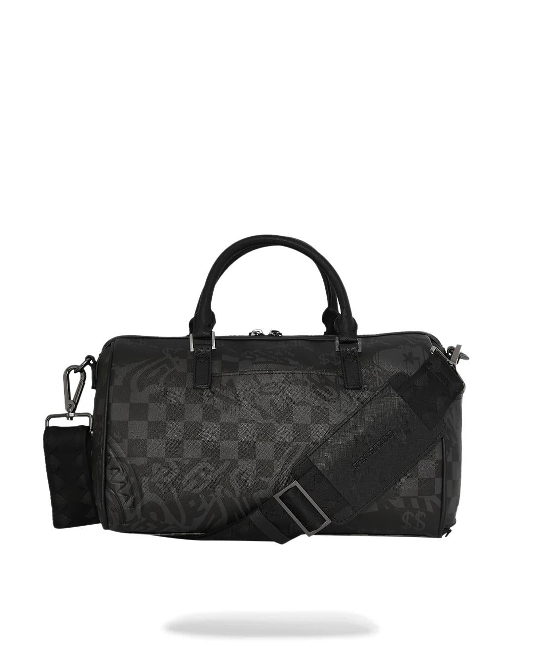 Borsa Sprayground nero 3AM check  mini duffle