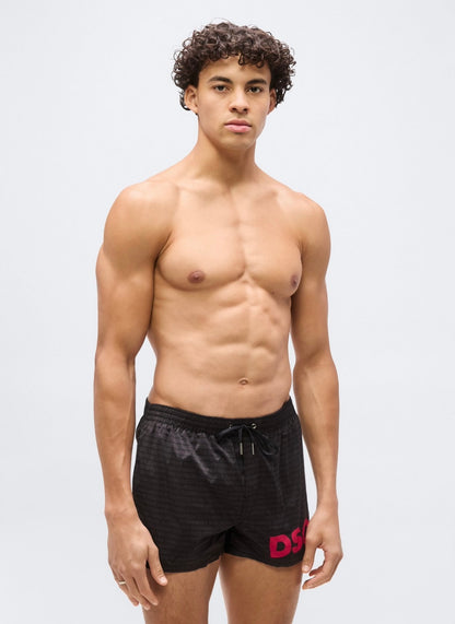 Boxer mare Dsquared2 mini con stampa all-over uomo