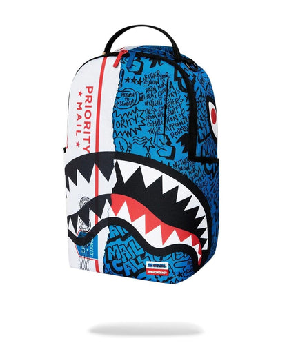 Zaino Sprayground bianco USPS PRIORITY PACKAGE BACKPACK