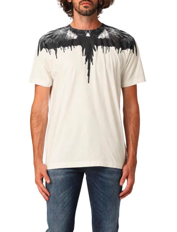 T-Shirt Marcelo Burlon girocollo "Icon Wings" uomo