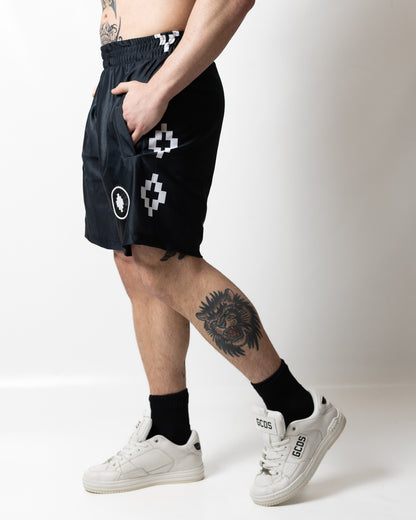 Bermuda Marcelo Burlon in nylon "Soccer County" uomo