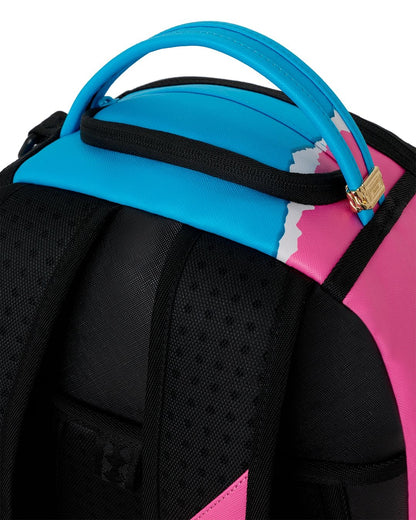 Zaino Sprayground blu/fucsia SHARK CENTRAL COTTON CANDY BACKPACK