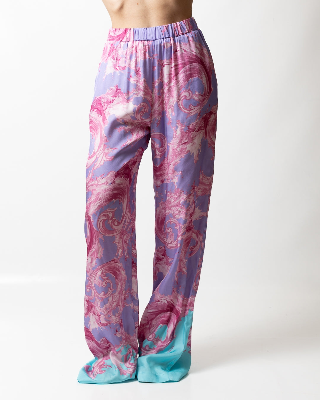 Pantalone Versace Jeans Couture "Wave Baroque" donna