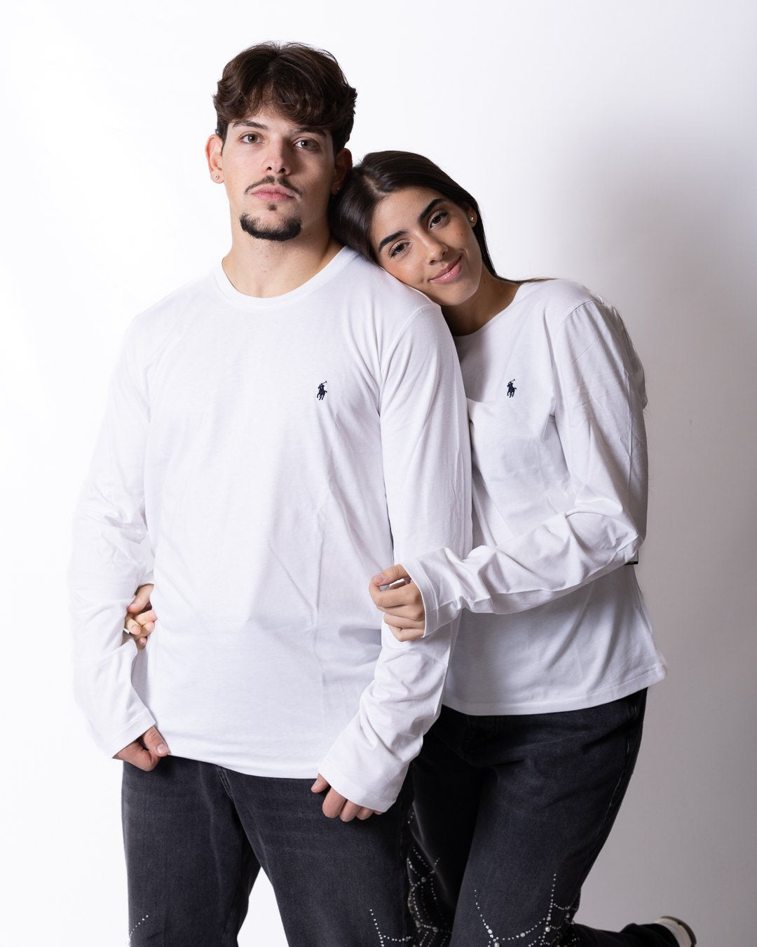 Long sleeve Polo Ralph Lauren con iconico cavallino ricamato