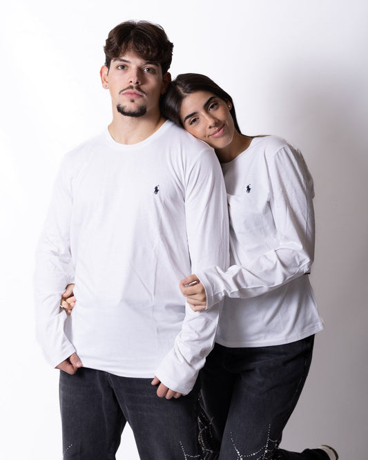 Long sleeve Polo Ralph Lauren con iconico cavallino ricamato