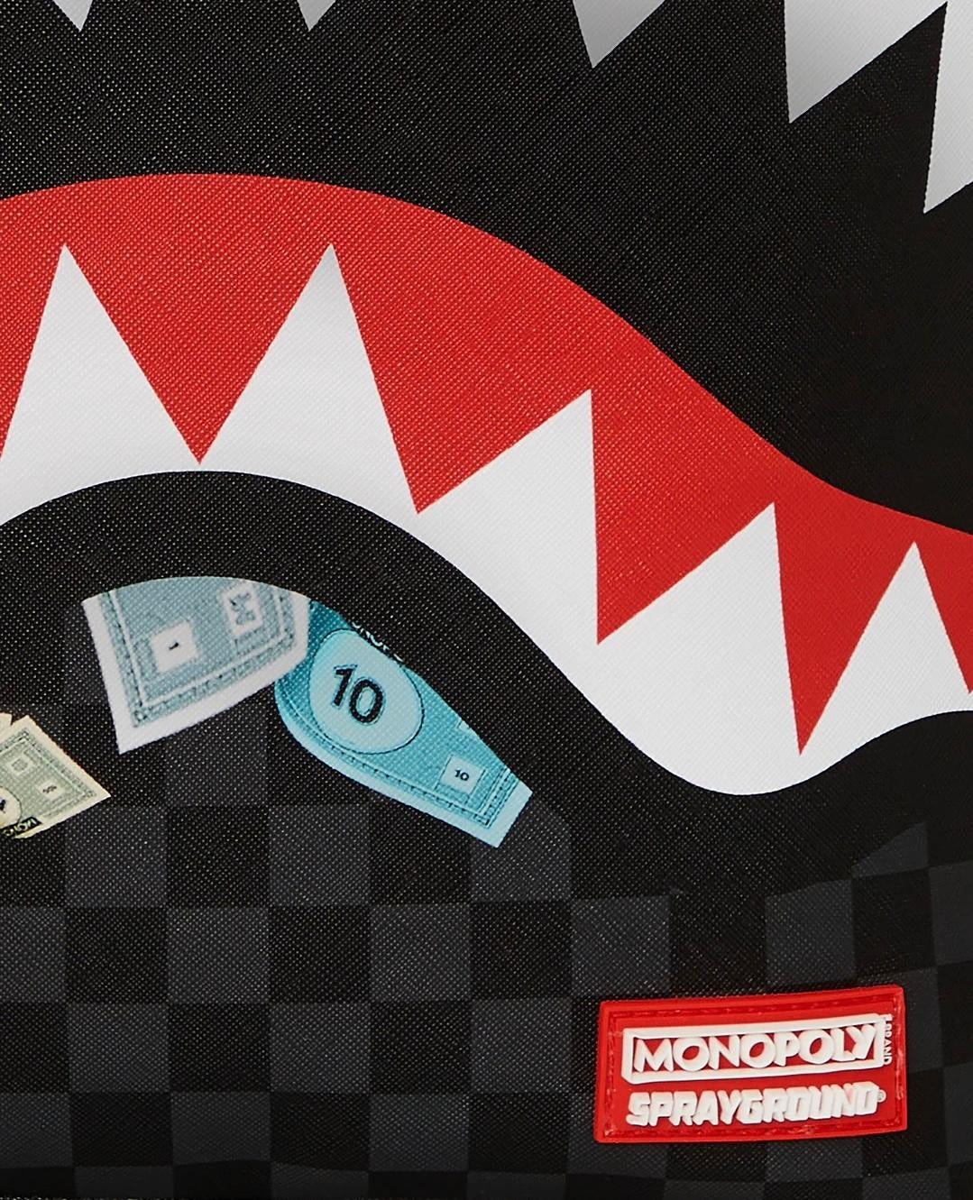 Zaino Sprayground nero Monopoly x Sprayground character dlxsv backpack