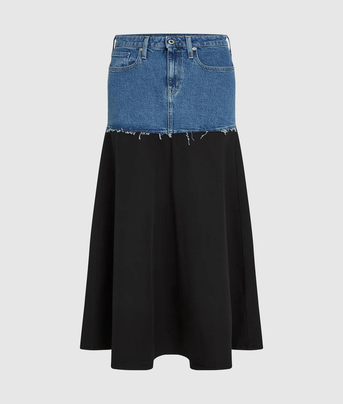 Gonna Karl Lagerfeld Jeans "Mixed Materials" donna