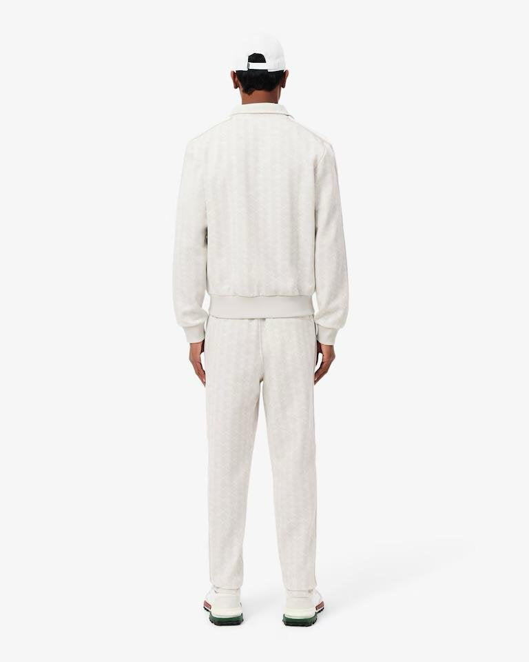 Pantalone Lacoste logato allover uomo