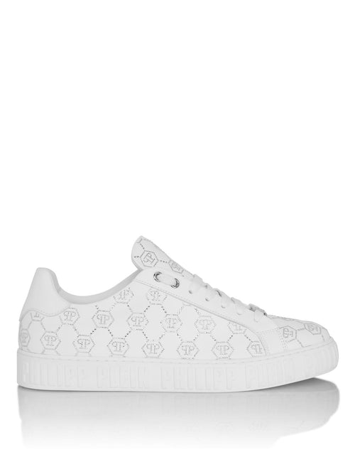 Sneakers Phillipp Plein "Logo Monogram Strass" uomo