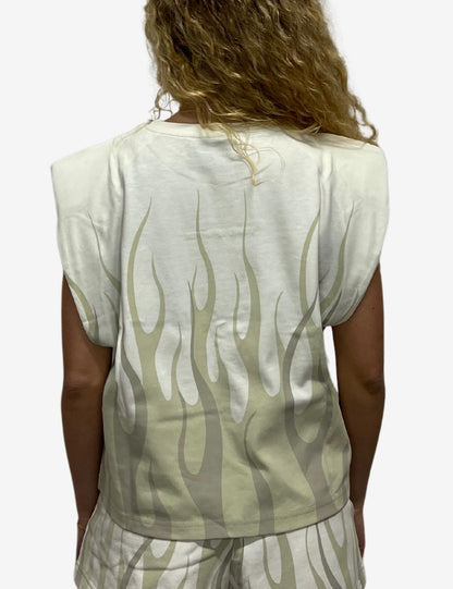 T-Shirt Vision of super con spalline imbottite donna