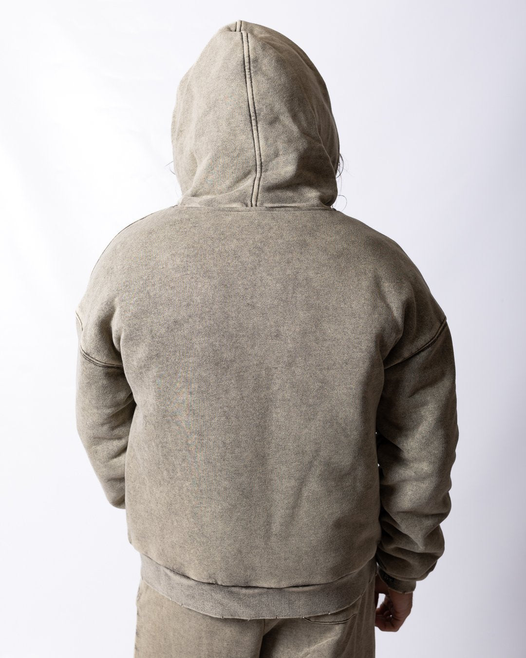 Giubbotto Richmond X con cappuccio e logo stampato