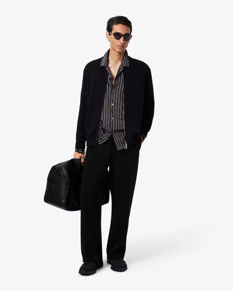 Maglia Lacoste fullzip in misto lana uomo