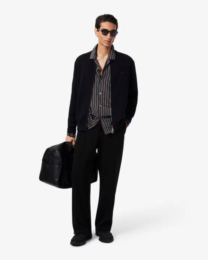 Maglia Lacoste fullzip in misto lana uomo
