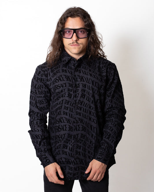 Camicia Versace Jeans Couture "Logomania" uomo