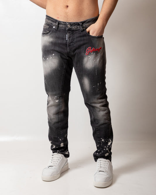 Jeans G2Firenze biker "Red Spots" uomo
