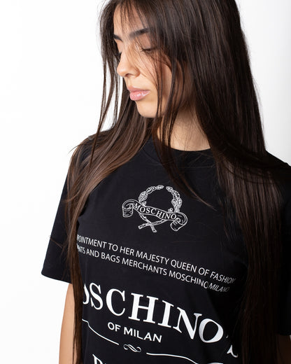 T-Shirt Moschino con stampe all-over