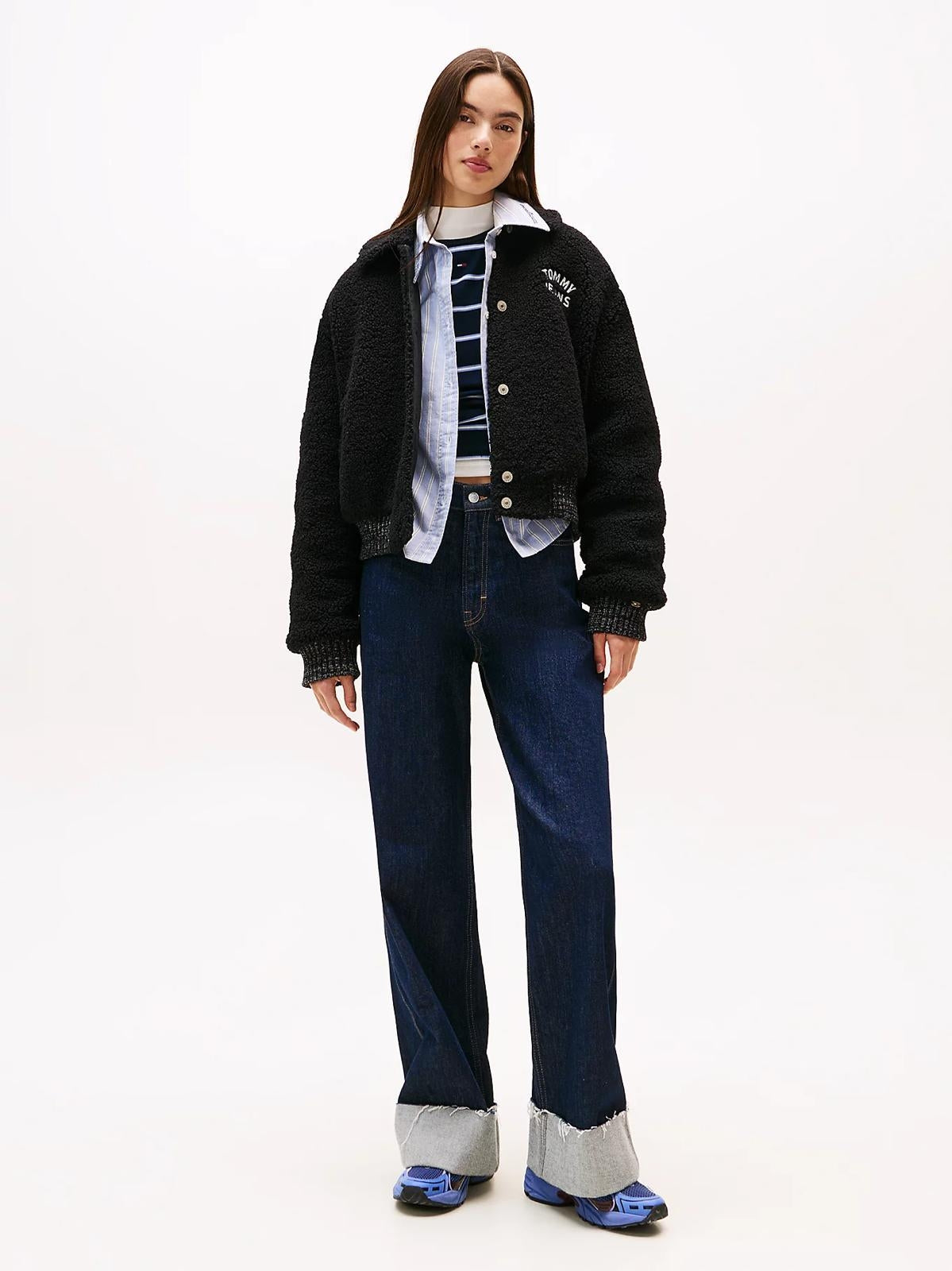Giubbotto Tommy Jeans "Teddy Bomber" donna