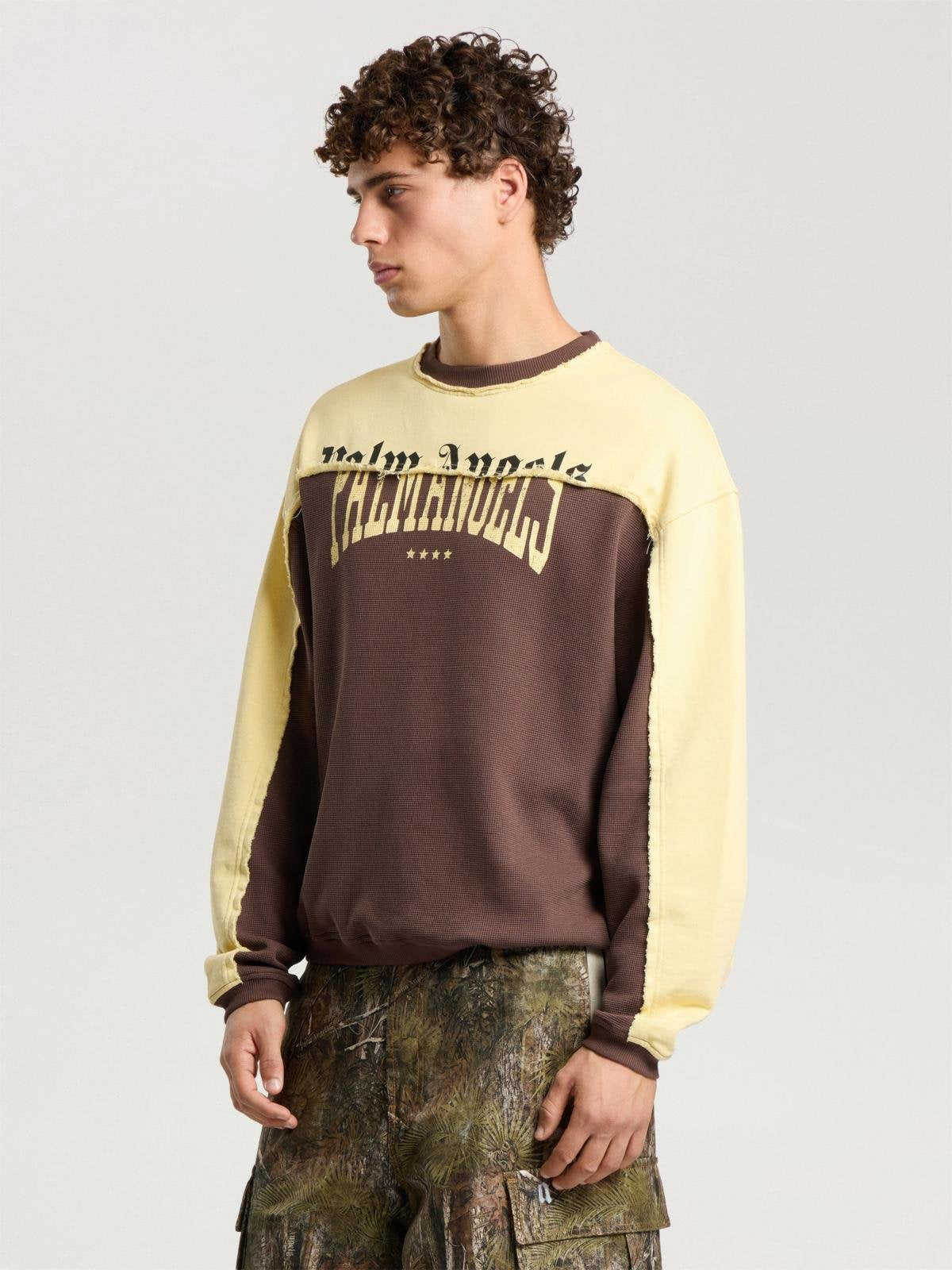 Felpa Palm Angels girocollo "Vintage Logo" uomo