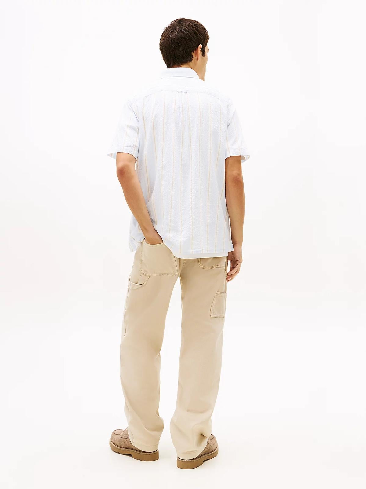 Camicia Tommy Jeans "Regular SeerSucker" uomo
