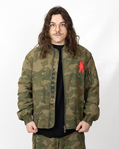 Giubbotto Richmond X bomber "Camo Logo" uomo