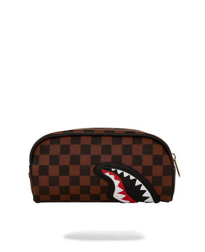 Pochette Sprayground marrone Sawtooth sharks in paris pencil pouch