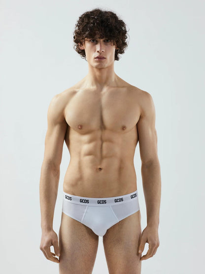 Slip GCDS bi-pack con logo classic uomo