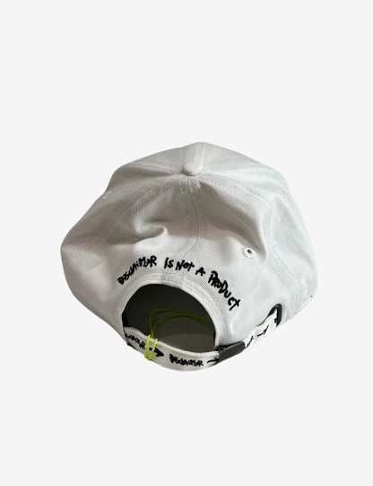 Cappello Disclaimer con visiera e logo ricamato