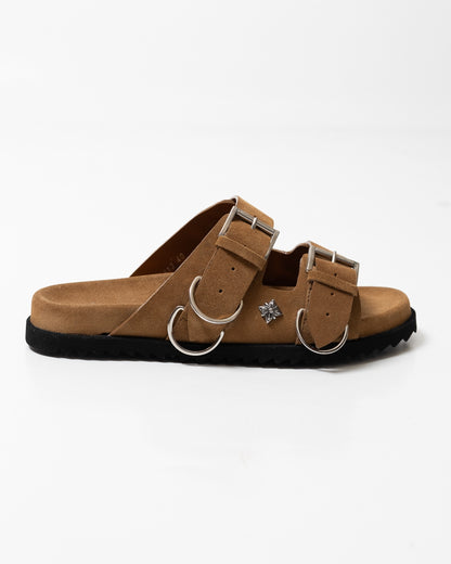 Sandalo John Richmond in suede uomo