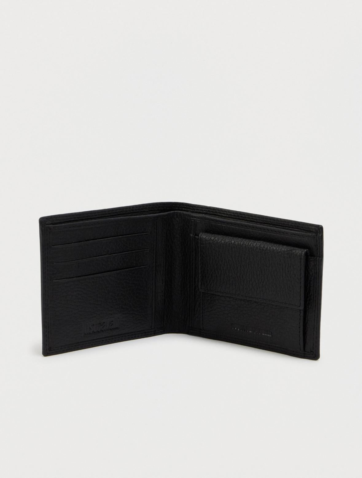 Portafoglio Just Cavalli "Gothic Stud" in pelle granulata uomo