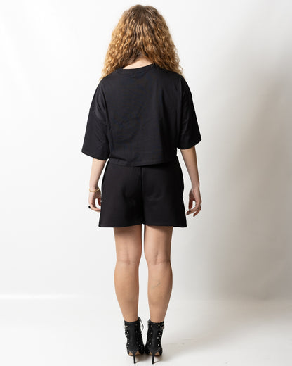 Short Moschino Active in felpa logato donna
