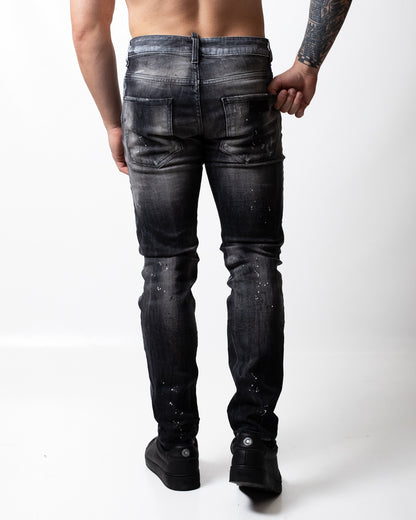 Jeans G2Firenze slim "Dark Leather" uomo