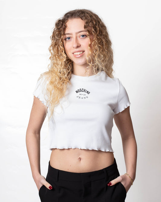T-Shirt Moschino Jeans in costina donna