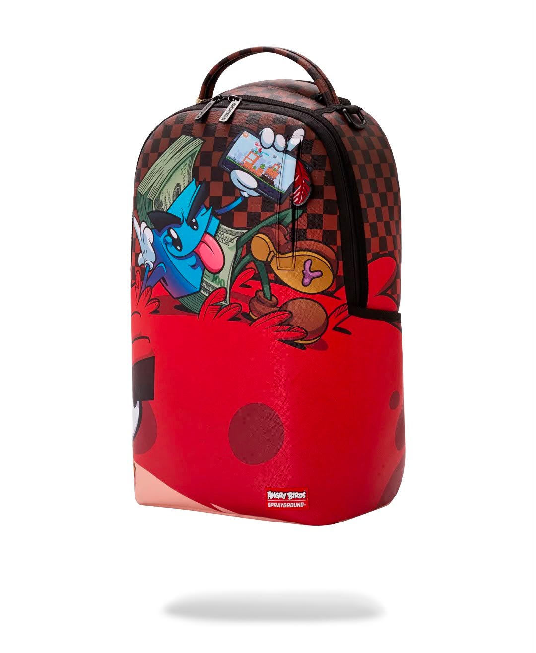 Zaino Sprayground marrone MONEY BOY CHILLIN ON BIG ANGRY BIRD BACKPACK