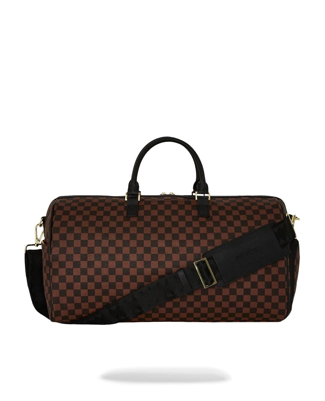 Borsone Sprayground marrone Sawtooth sharks in paris large duffle