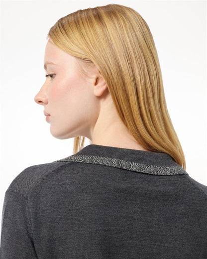 Maglia polo Iceberg in lana con logo ricamato