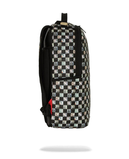 Zaino Sprayground bianco Money check pattern dlx backpack